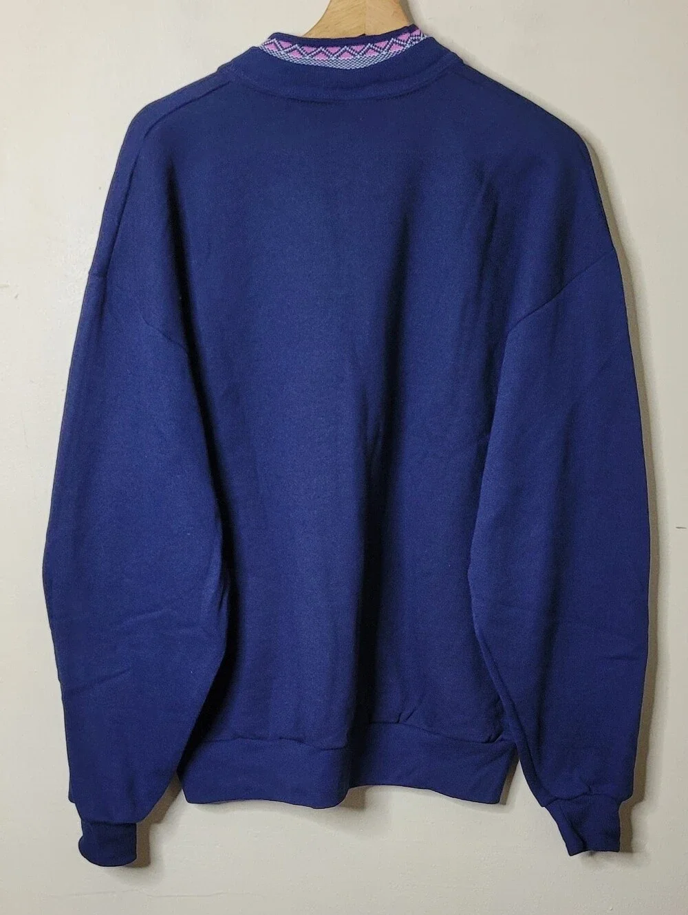 Vintage Morning Sun Snowy Trees Sweatshirt Large - Picture 6 of 9